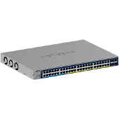 Netgear GS752TXUP-300EUS - Hallittava Ethernet-kytkin, Harmaa
