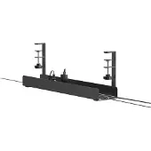 NeoMounts ADS07-121BL CABLE TRAY - CLAMP-ON DESIGN - UNIVERSAL, BLACK