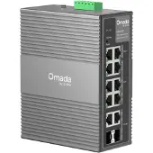 TP-LINK Omada IES210GPP - Teollisuustason hallittava gigabit-kytkin, Harmaa