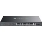 TP-LINK Omada ES228GMP - Hallittava gigabit-kytkin, musta