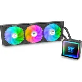Thermaltake TH360 V3 ARGB, All-in-one-nesteenjäähdytin, 12 cm, 500 RPM, 2500 RPM, Musta (CL-W466-PL12SW-A)