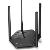 Mercusys MR60X -reititin, Wi-Fi 6, AX1500, Dual-band, musta