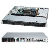 Supermicro CSE813MFTQC-R407CB, Teline ( 1U ), Musta, 4 tuuletin(ta), SATA, Serial Attached SCSI (SAS), HDD & SSD, 400 W (CSE-813MFTQC-R407CB)