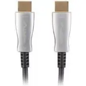Lanberg CA-HDMI-20FB-1000-BK, 100 m, HDMI-tyyppi A (vakio), HDMI-tyyppi A (vakio), 3D, 18 Gbit/s, Musta, Hopea