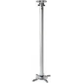 Techly Arm for projector 110-190cm ceiling, 15kg, silver