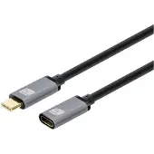 Techly USB 3.2 Gen 2 USB-C M/F E-Mark (364361)
