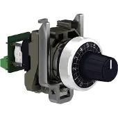 Schneider Electric Harmony-potentiometri, jossa on 4,7 kOhm sisäänrakennettuna, XB4BD912R4K7