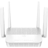 Cudy AX3000, Wi-Fi 6 (802.11ax), Kaksitaajuus (2,4 GHz/5 GHz), Ethernet LAN, Valkoinen, Pöytä-/tolppareititin (WR3000S)