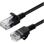 Microconnect Cat6a UTP RJ45 7.5m -verkkokaapeli, musta