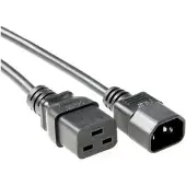 Microconnect Power Cord C19-C14 2m Black