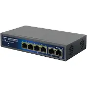 ALLNET 212816, Hallittu, Gigabit Ethernet (10/100/1000), Power over Ethernet -tuki, Työpöytä-/seinäkiinnitys, Seinäkiinnitteinen (ALL-SG8206PDM)