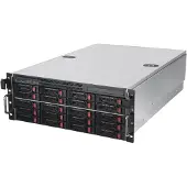 Silverstone RM43-320-RS, räkkiasennettava 20-paikkainen serverikotelo, 4U, musta/harmaa