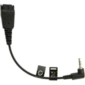 Jabra QD CORD TO 2,5MM PIN PLUG, ANGULATE, 15CM, E.G. FOR PANASONIC GB500, PLX CA40 (8800-00-46)