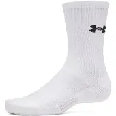 Under Armour Performance Cotton Crew Sukat 3-pack Valkoinen