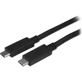 StarTech.com usb c cable - 3 ft - 1m - with power delivery usb pd - power pass through charging - usb to usb cord