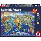 Schmidt Discover the World 1000p palapeli
