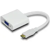 Microconnect Mini-HDMI – VGA -sovitinkaapeli, 15 m, musta