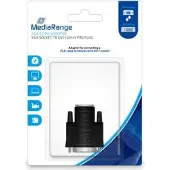 MediaRange MRCS172, DVI-I, VGA, Musta