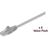 Microconnect Cat5e UTP RJ45 15m -verkkokaapeli, harmaa