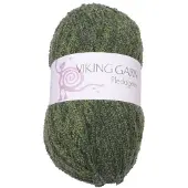 Viking Garn Pleddgarn 350 g tummanvihreä
