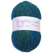 Viking Garn Pleddgarn 350 g sininen/vihreä