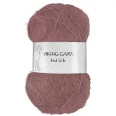 Viking Garn Kid/Silk 25 g Brown Pink 371