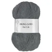 Viking Garn Kid/Silk 25 g Dark Grey 315