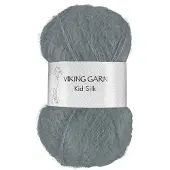 Viking Garn Kid/Silk 25 g Grey 313