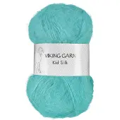 Viking Garn Kid/Silk 25 g Aqua 328