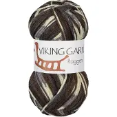 Viking Garn Raggen 150 g harmaa/ruskea
