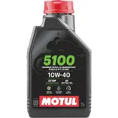 Motul Moottoriöljy 5100 4T 10W-40, 1 litra TEKNOSYNTEESI, 1 litraa