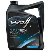 WOLF Moottoriöljy 8300219 GUARDTECH 15W40 SL/CF, 5 litraa