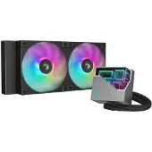 DeepCool LT240 Kylmäprosessori nestejäähdytys kaiken sisällä 12 cm Musta 1 kpl