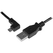 StarTech.com USB-A – Micro USB -kaapeli, 2 m, musta