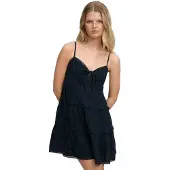 Superdry Cheesecloth Tiered Mini Hihaton Lyhyt Mekko