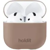 Holdit Silicone Case Mocha Brown Airpods 4