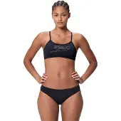 Speedo Endurance+ Logo Thin Strap Two Piece - Black - 42