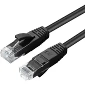 Microconnect Cat5e U/UTP RJ45 15m -verkkokaapeli, musta