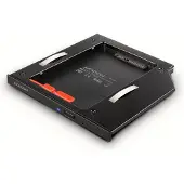 Axagon 2.5" SSD/HDD -adapteri optisen aseman paikkaan, 9,5mm, LED