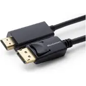 Microconnect DisplayPort – HDMI -kaapeli, 1 m, musta