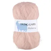 Viking Garn Mohrino 50 g Puuteriroosa 582
