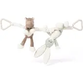 Teddykompaniet Diinglisar Pupu & Virtahepo Lastenrattaiden Lelu Multi Multi One Size Beige One Size Pojat, Tytöt