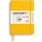 Adlibris Weekly Planner & Notebook 18m 26-27 A5 Soft Sunflower Leuchtturm1917