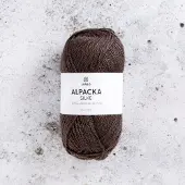 Järbo Garn AB Alpacka Silke 50g Brown Pinecone (13) Järbo