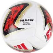 Adidas Jalkapallo Bundesliga Torfabrik Training - Valkoinen/musta/punainen, koko Ball SZ. 4