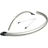 Mvtek Ctb 45 Mm Mudguards Hopeinen 28´´