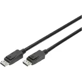 Digitus AK-340106-010-S, 1 m, DisplayPort, DisplayPort, Uros, Uros, 7680 x 4320 pikseliä