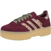Adidas Matalavartiset tennarit 'Handball Spezial Bold' beige / kastanjanruskea / oliivi