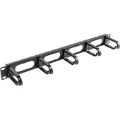 Lanberg AK-1205-B, Kaapelin hallintapaneeli, Metalli, Muovi, Musta, 270 g