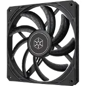 Silverstone Air Slimmer 140, 140mm PWM-laitetuuletin, musta